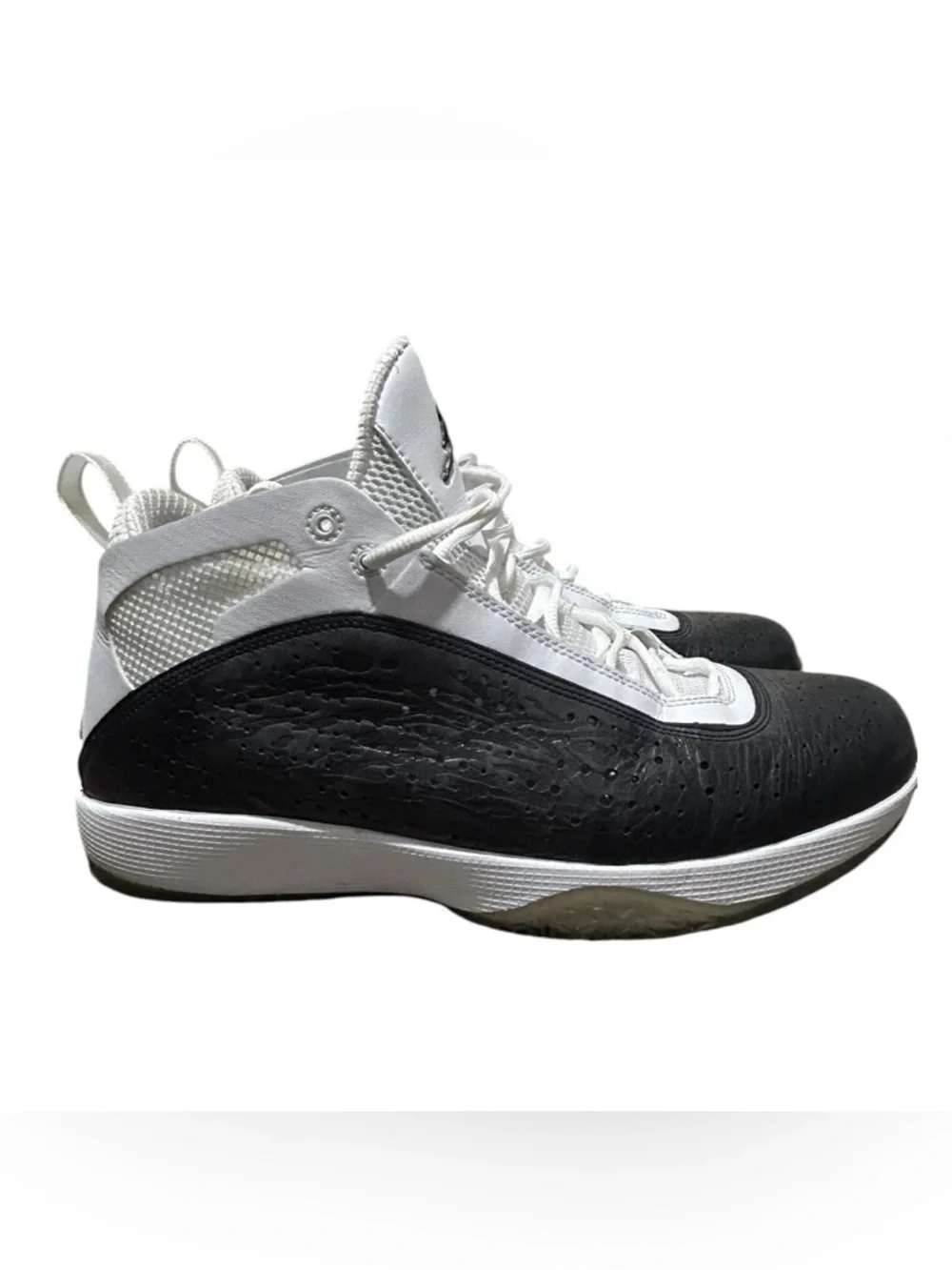 Air Jordan 2011 White Black Sneakers Mens 436771-101 Sz 12